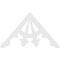 Ekena Millwork Pitch Riley Architectural Grade PVC Gable Pediment, 48"W x 28"H x 1"P (14/12) GPP048X028X100RIL - alternate 5